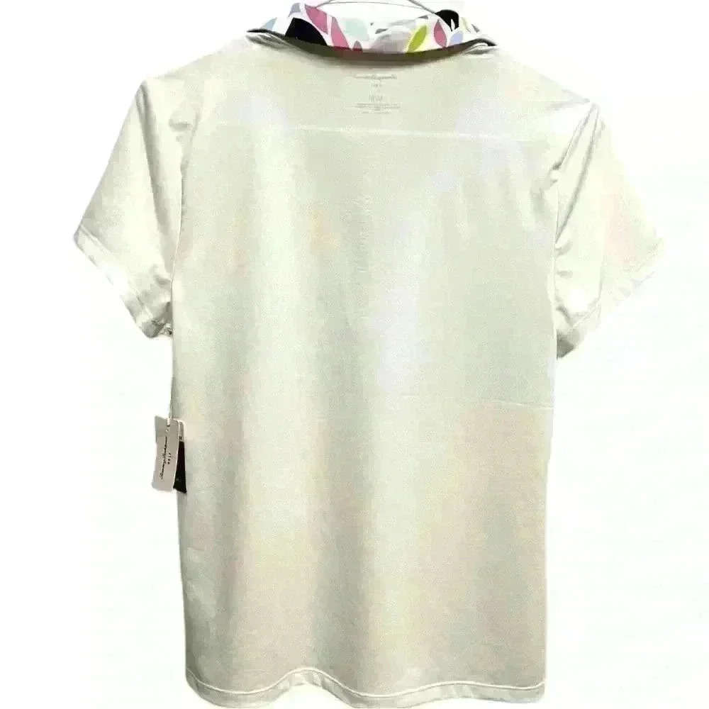 Tommy Bahama Quarter Zip Women’s Golf Shirt.  Size Medium.  New With Tags. - Picture 3 of 5